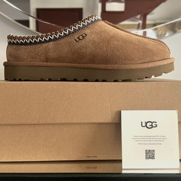 NEW UGG Women's Tasman Chestnut - Size 6-9 Sheepskin Slipper Shoe Clog Mules